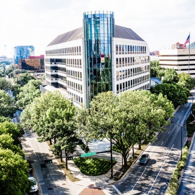 Aerial View from The Crescent